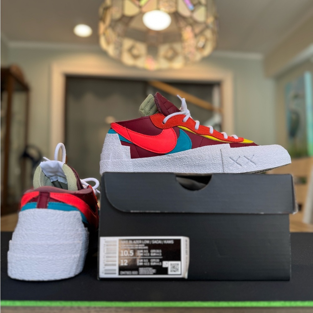KAWS × sacai × Nike Blazer Low in “Team Red” - Picture 8 of 11